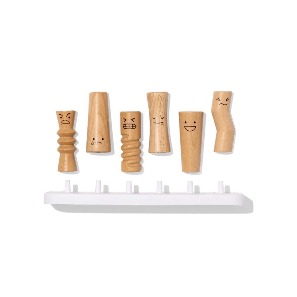 Lovevery Wooden Emotion Doll Set